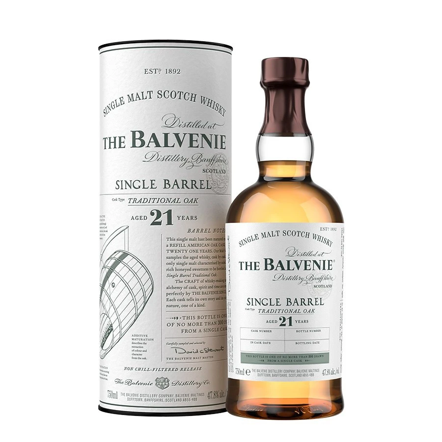 Balvenie 21 Ans Single Barrel 70cl 47.8° 1 Balvenie 21 Ans Single Barrel 70cl 47.8°