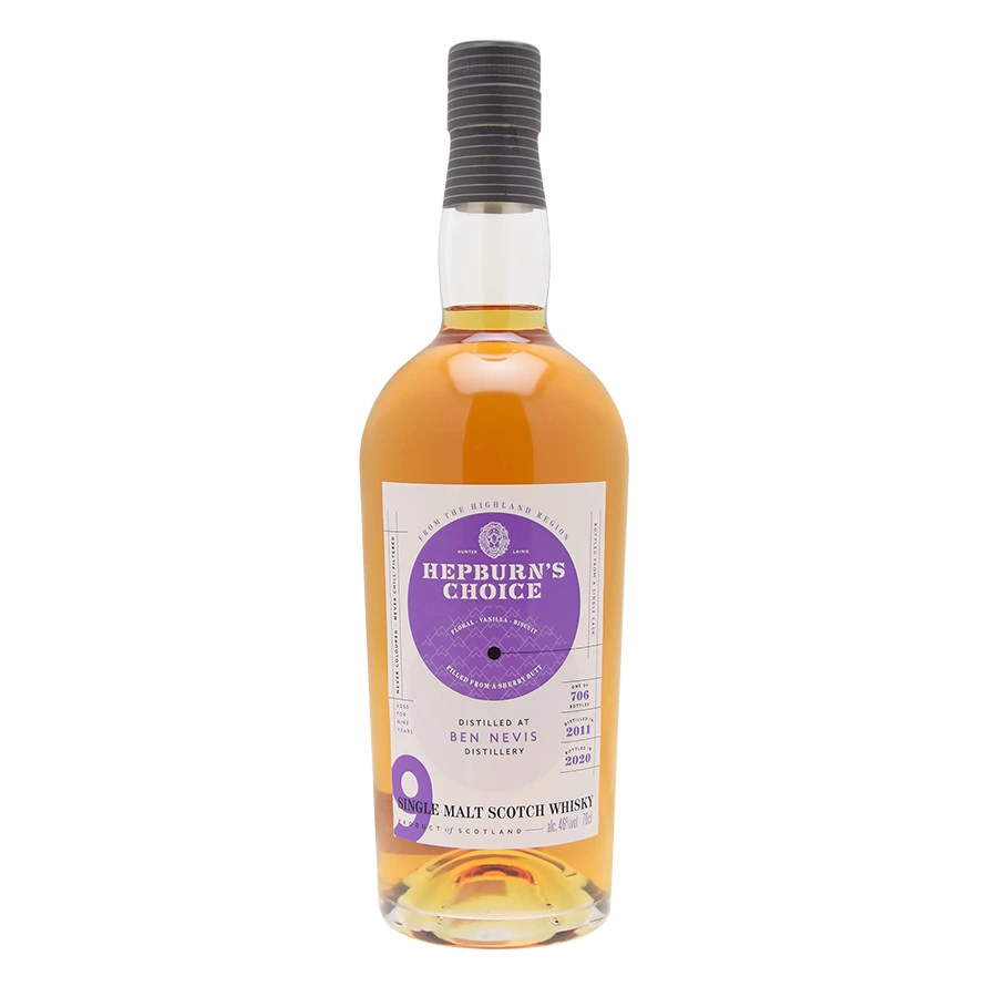 Ben Nevis 9 Ans Hepburn's Choice 70cl 46° 2 Ben Nevis 9 Ans Hepburn's Choice 70cl 46° – Image 2