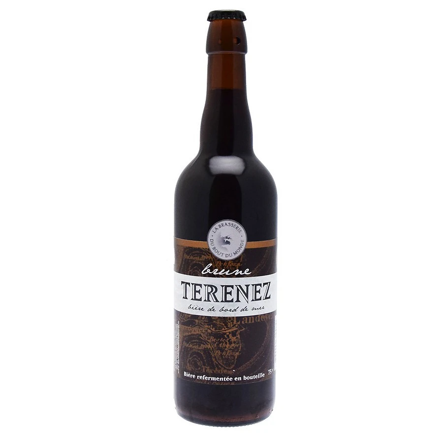Bière Brune Terenez 75cl 7.5° 1 Bière Brune Terenez 75cl 7.5°