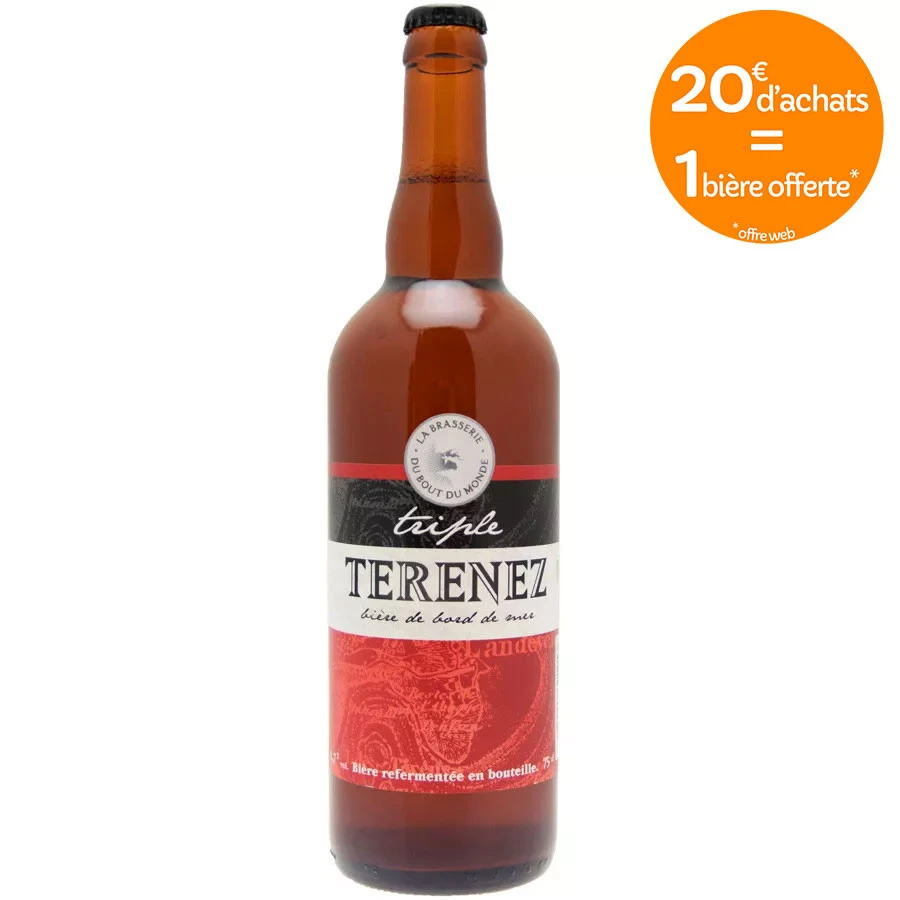 Bière Triple Terenez 75cl 6.7° 2 Bière Triple Terenez 75cl 6.7° – Image 2