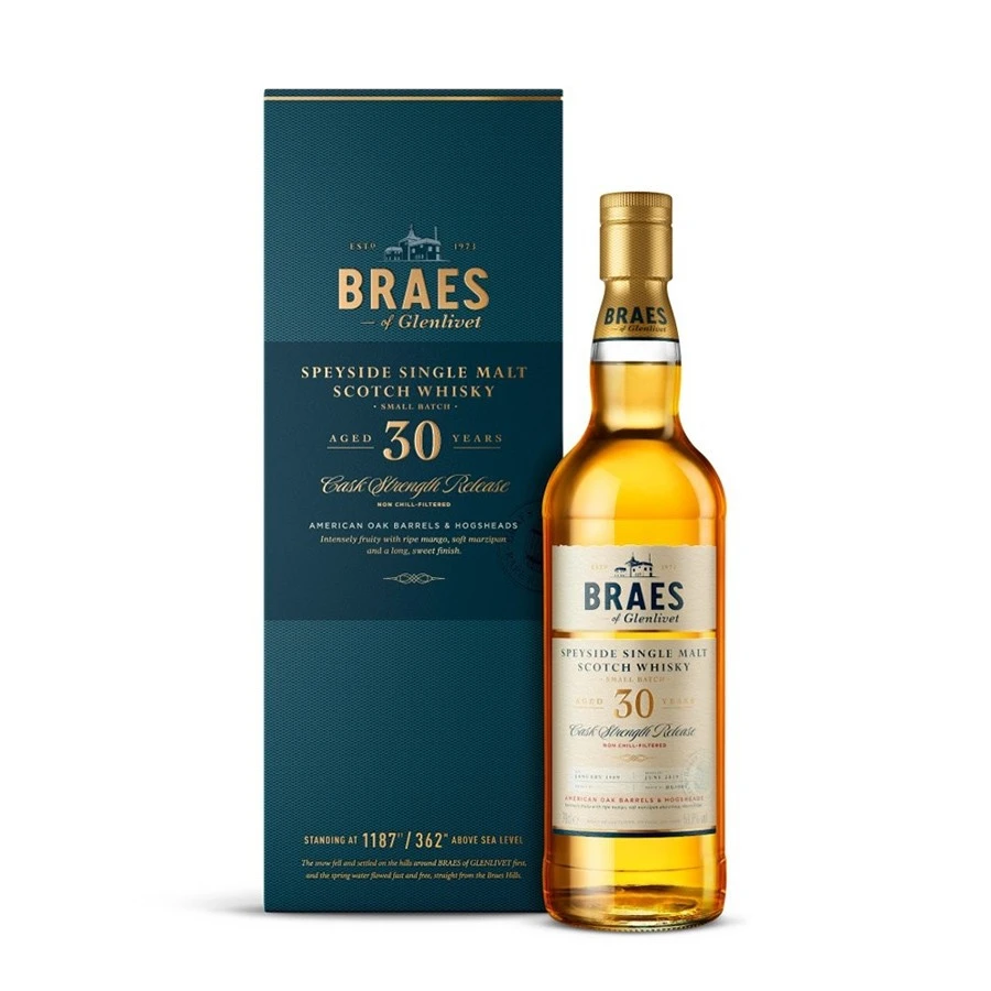 Braes Of Glenlivet 30 Ans 70cl 48° 1 Braes Of Glenlivet 30 Ans 70cl 48°