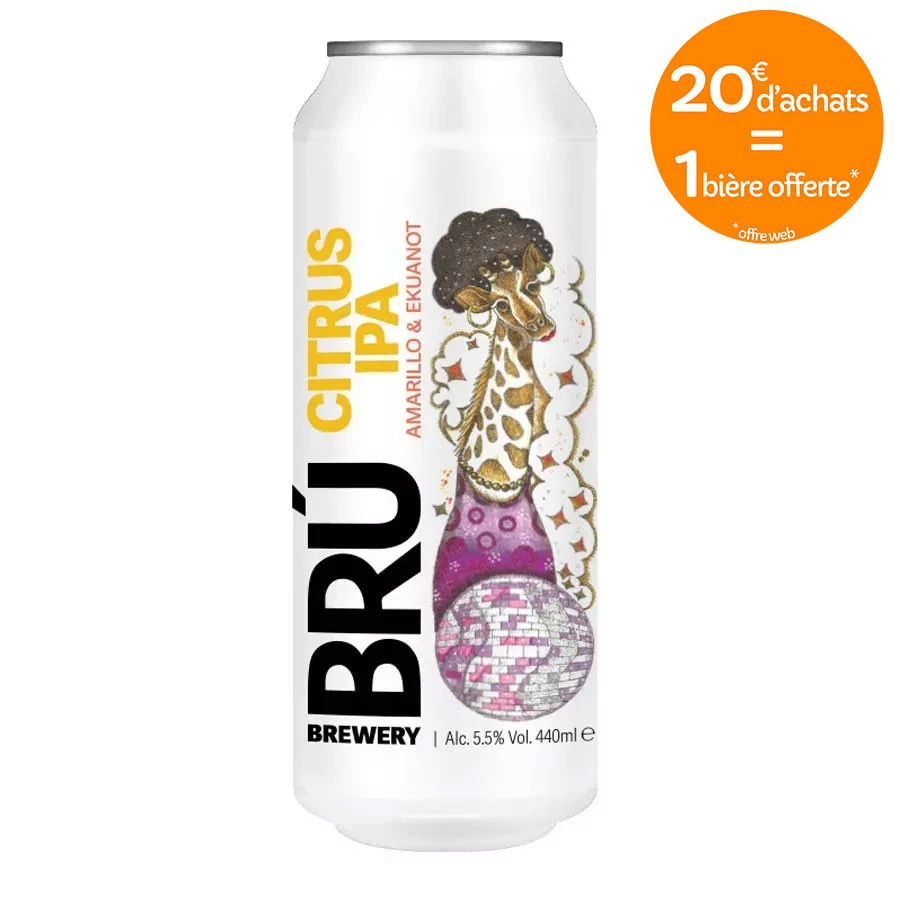 Brú Citrus IPA 44cl 5.5° 1 Brú Citrus IPA 44cl 5.5°