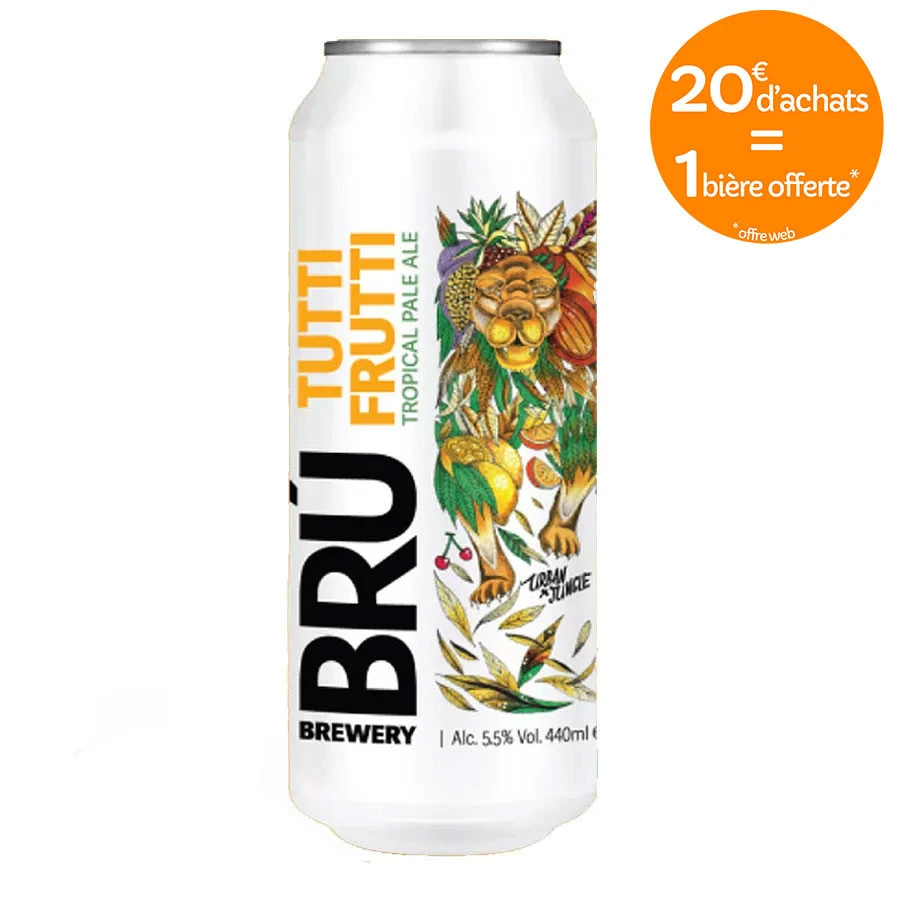 Brú Tutti Frutti 44cl 5.5° 1 Brú Tutti Frutti 44cl 5.5°