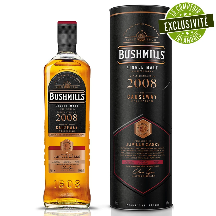 Bushmills 2008 Jupille Cask 70cl 55.1° 1 Bushmills 2008 Jupille Cask 70cl 55.1°