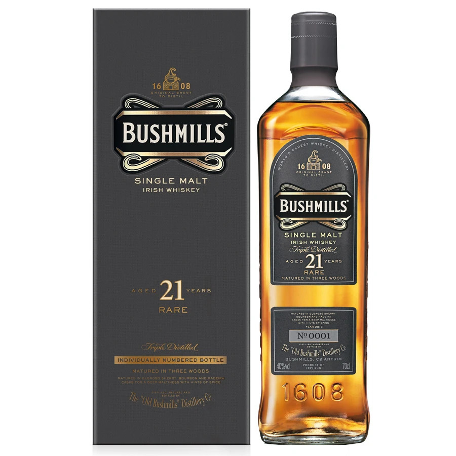 Bushmills 21 Ans Madeira 70cl 40° 2 Bushmills 21 Ans Madeira 70cl 40° – Image 2