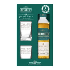 Coffret Bushmills 10 Ans 70cl 40° + 2 Verres