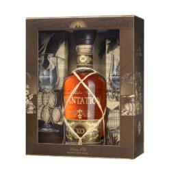 Coffret Plantation Rum XO 70cl 40° + 2 Verres