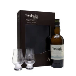 Coffret Port Askaig 8 Ans 70cl 45.8° + 2 Verres