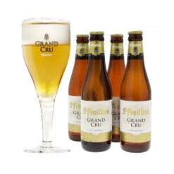 Coffret St Feuillien 9.5° 4x33cl + 1 Verre