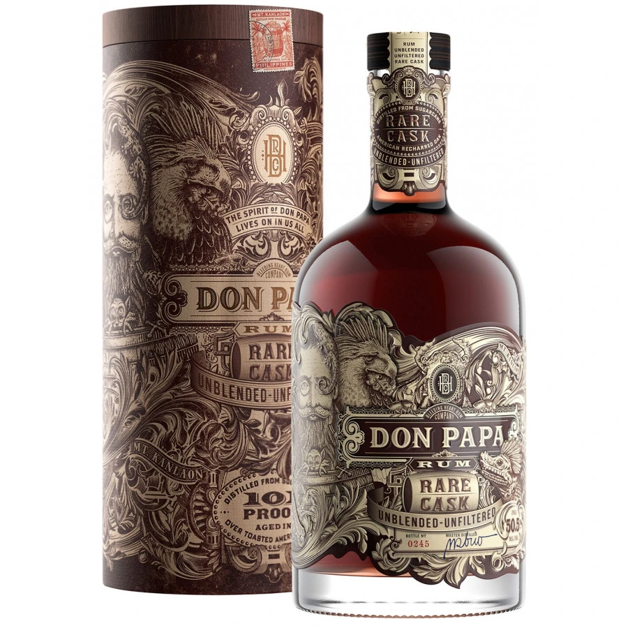 Don Papa Rare Cask Edition Limitée 70cl 50.5° 1 Don Papa Rare Cask Edition Limitée 70cl 50.5°
