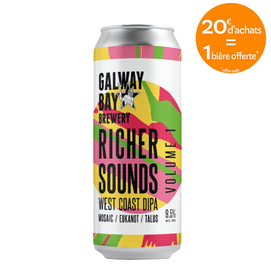 Galway Bay Richer Sounds West Coast DIPA 44cl 9.5° 2 Galway Bay Richer Sounds West Coast DIPA 44cl 9.5° – Image 2