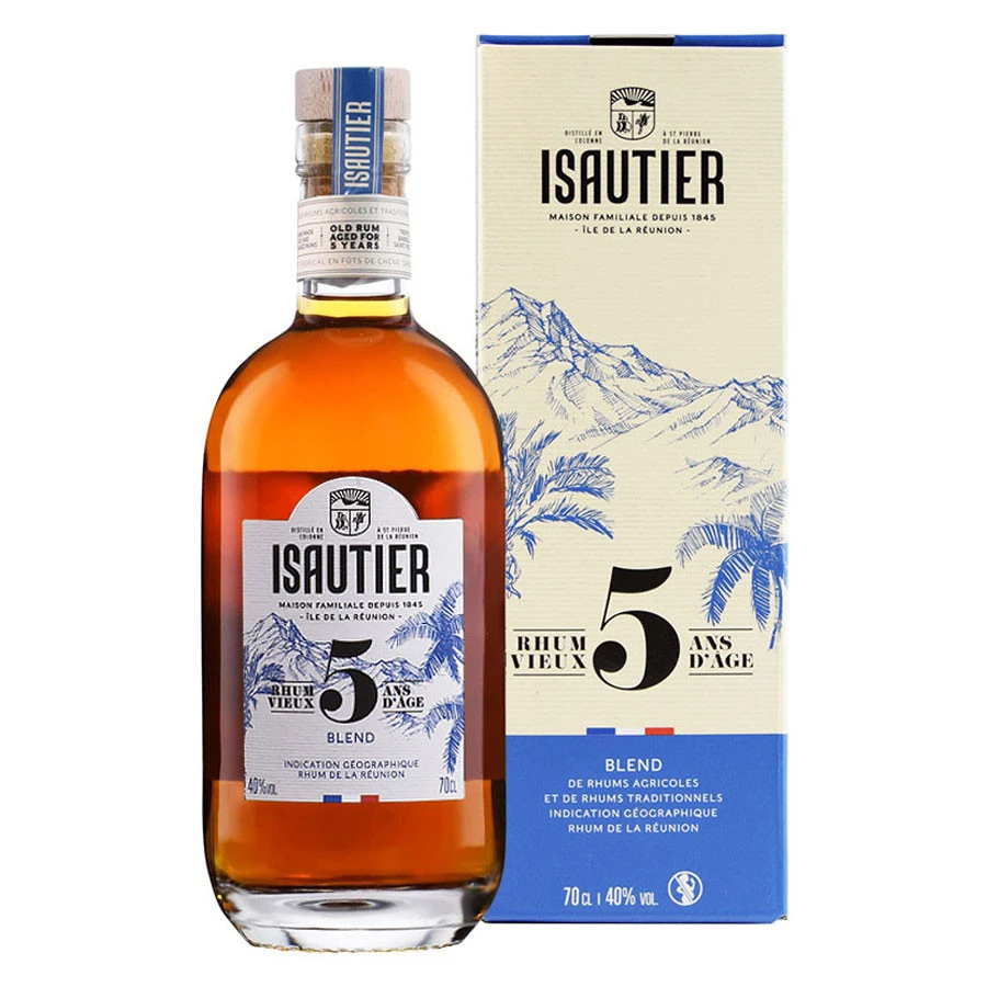 Isautier 5 Ans Rhum Vieux 70cl 40° 2 Isautier 5 Ans Rhum Vieux 70cl 40° – Image 2