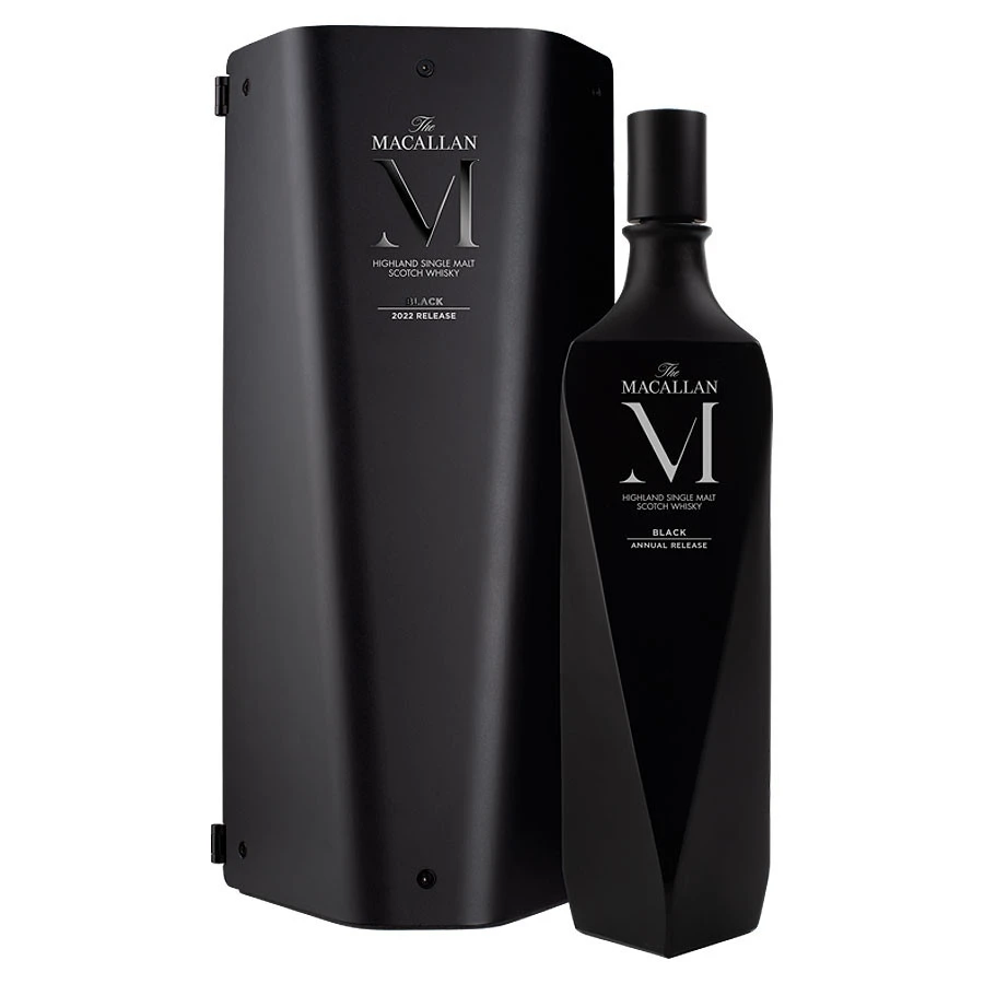 Macallan M Black Decanter 2022 70cl 46° 2 Macallan M Black Decanter 2022 70cl 46° – Image 2