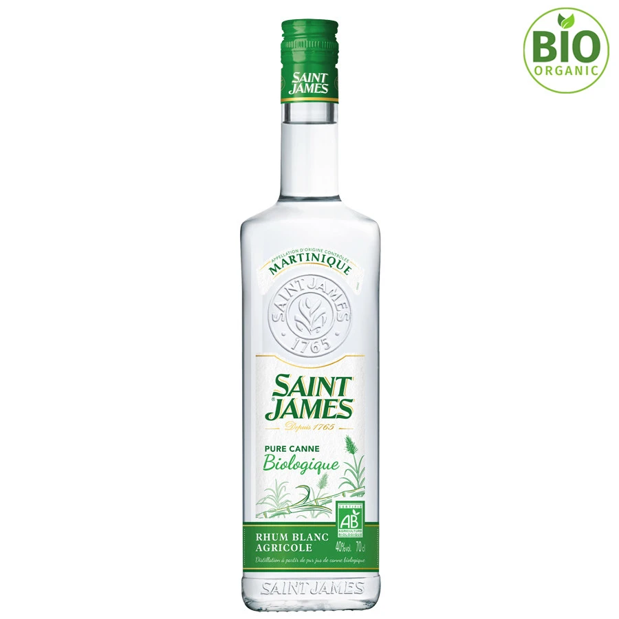 Saint James Blanc Imperial Bio 70cl 40° 1 Saint James Blanc Imperial Bio 70cl 40°