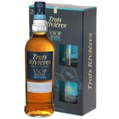 Trois Rivières VSOP Réserve Spéciale 70cl 40° + 2 Verres -Boissons Alcoolisées trois rivieres vsop reserve speciale 2 verres 1