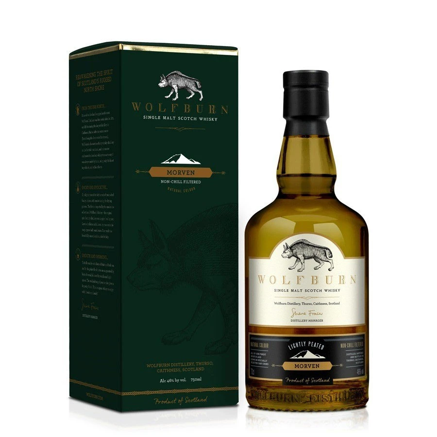 Wolfburn Morven Lightly Peated 70cl 46° 2 Wolfburn Morven Lightly Peated 70cl 46° – Image 2